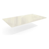 Tampo P/ Mesa Kappesberg Ta26 C/ Vidro 160cm Off White