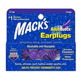 Tampões De Ouvido De Natação Mack's Aquablock Confortáveis