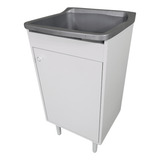 Tanque 22l Com Gabinete Mdf 46cm Com Sifão Entregue Montado