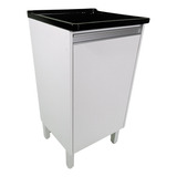 Tanque 26l Plástico + Gabinete Mdf Para Torneira De Bancada