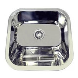 Tanque 40x40x22cm Inox 304 + Cuba N° 2 56x34x14cm Inox 430