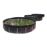 Tanque Circular Elevado Geomembrana Pead 0,8mm 4900 Litros