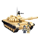 Tanque De Guerra Russo T72 Bloco De Montar Brinquedo