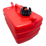 Tanque Gasolina Vermelho Lancha 12 Litros Horizontal