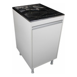 Tanque Inox 30 Litros P/ Lavanderia Com Gabinete 1 Porta 