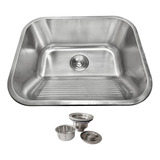 Tanque Lavanderia Escovado 55x45 Aço Inoxidável 304 Premium