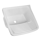 Tanque Para Lavar Roupa De Plastico 22 Litros Branco Sifão 