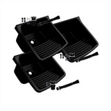 Tanque Plástico 22 Litros 45 X 43 Cm Astra Anti Uv Kit C/3