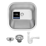 Tanque Tramontina 40x40 Prime Hera 25 L Aço Inox Acetinado 