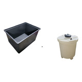 Tanque Vertical 200 Lts + Caixa P/ Etanol 2'' Aço