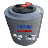 Tanque Vertical 320l Fundo Cônico P/ Calda Pronta Drone Max