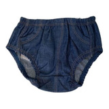 Tapa Fralda Jeans Cueca De Bebê Shortinho Verão Menino Boy