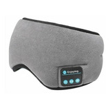 Tapa Olho Máscara De Dormir C/ Fone De Ouvido Bluetooth 5.0 Cor Cinza-claro