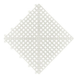 Tapete, Piso Flexível, 30x30x1,5cm Impallets Kit 6 Und Cor Branco