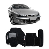 Tapete Carpete Bordado Fiat Marea 5 Peças