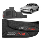 Tapete Carpete Logo Bordado Audi A3