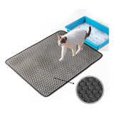 Tapete Coletor Areia Higiênico Gatos Limpa Pata Exg 100x68cm
