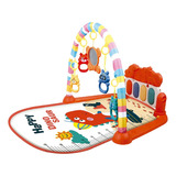 Tapete De Atividades Bebe C/ Mobile Bichinhos Piano Musical 