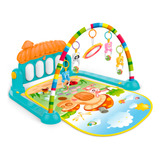 Tapete De Atividades Interativo Bebê Piano Musical Mobile