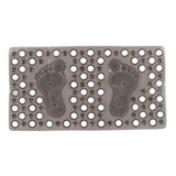 Tapete De Box Fumê Antiderrapante Plástico 66x36cm Aqua-spa 