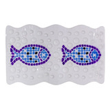 Tapete De Box Uzoo - Aqua-spa - Peixinho  (59 Cm X 34 Cm)