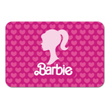 Tapete De Entrada Antiderrapante Barbie Apaixonada