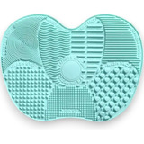Tapete De Silicone Limpar Pincel Maquiagem Limpeza Pincéis