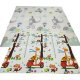 Tapete Dobrável Tatame Infantil Emborrachado Dupla Face 6mm