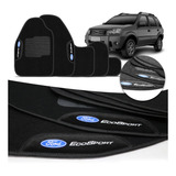 Tapete Ecosport 2009 2010 2011 2012 Carpete Grafite Bordado