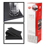 Tapete Escorredor Silicone De Louça Bar Cozinha Copo 45x30cm