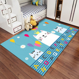Tapete Estampado 140 X 100 Veludo Luxuoso Antiderrapante