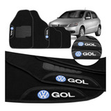 Tapete Gol G5 2009 2010 2011 2012 Carpete Preto Logo Bordado