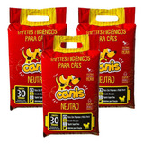 Tapete Higiênico Para Cães Canis 30un Kit Com 3 Pacotes