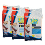 Tapete Higiênico Para Cães Tico Slim 30un Kit Com 3 Pacotes