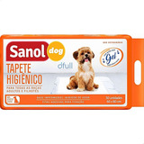 Tapete Higiênico Sanol Dog 80x60cm Pacote 30 Unidades