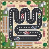 Tapete Ilustrativo Para Brincar De Carrinho-pista De Corrida