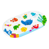 Tapete Infantil Antiderrapante Banho Fundo Mar Box Bebê Buba