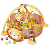 Tapete Infantil Atividades Piscina Bolinhas Leão Baby Style