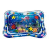 Tapete Inflável De Agua Infantil Fundo Do Mar Kababy