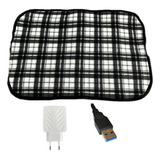 Tapete Manta Caminha Aquecimento Pet Bivolt Usb Com Fonte