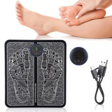 Tapete Massageador De Pés Pernas Magnético Ems Recarregável