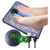 Tapete Massageador Pés Ems Pro Original Pulso Elétrico Nf-e