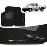 Tapete Montana 2007 2008 2009 2010 Carpete Preto Bordado
