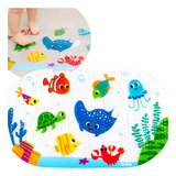 Tapete Para Banheiro Box Antiderrapante Infantil C/ Ventosa