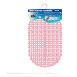 Tapete Para Box Banheiro Antiderrapante C/ Ventosas 66x36cm Cor Rosa Liso