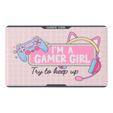 Tapete Para Quarto Estampado Infantil Girl Gamer 60cm X 40cm