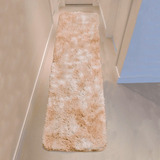 Tapete Passadeira 2m Por 50cm Antiderrapante Bege Mesclado