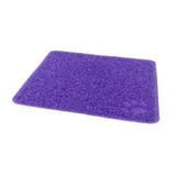 Tapete Quadrado Para Cães Gatos Pvc Mais Dog P/comed Roxo