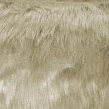 Tapete Redondo Em Pelucia Pelo Alto De 7cm Sem Forro - 120cm