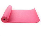 Tapete Rosa De Yoga Mat Para Exercícios Em Academia Pilates